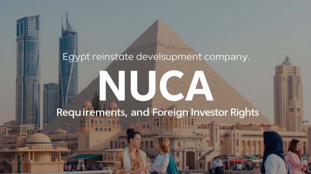 Egypt Real Estate Development Company NUCA Requirements & Foreign Investor Rights egypt real estate development company nuca requirements & foreign investor rights