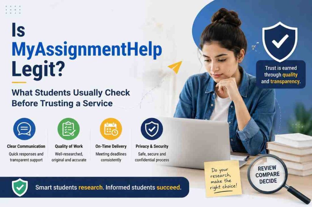 what students usually check before trusting a service