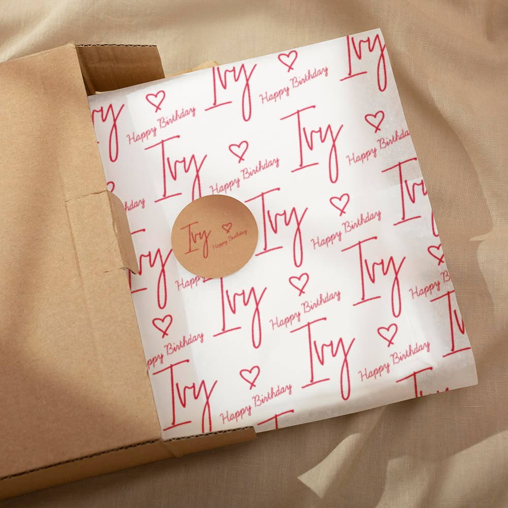 Custom Printed Tissue Paper for Premium Brand Presentation printed tissue paper sheets