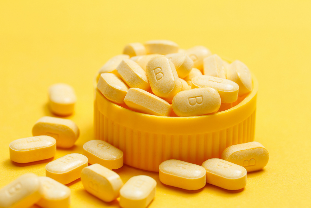 B-vitamins — for the focus wall at 3 PM