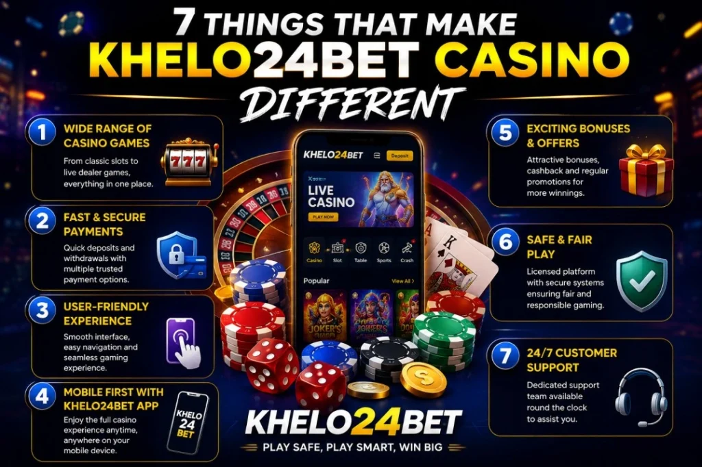 7 Things That Make Khelo24Bet Casino Different