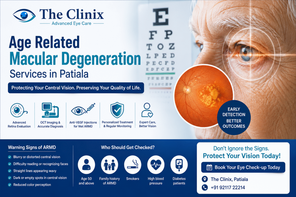 Age Related Macular Degeneration Services in Patiala: Protecting Your Central Vision with Expert Retina Care Age Related Macular Degeneration Services in Patiala: Protecting Your Central Vision with Expert Retina Care