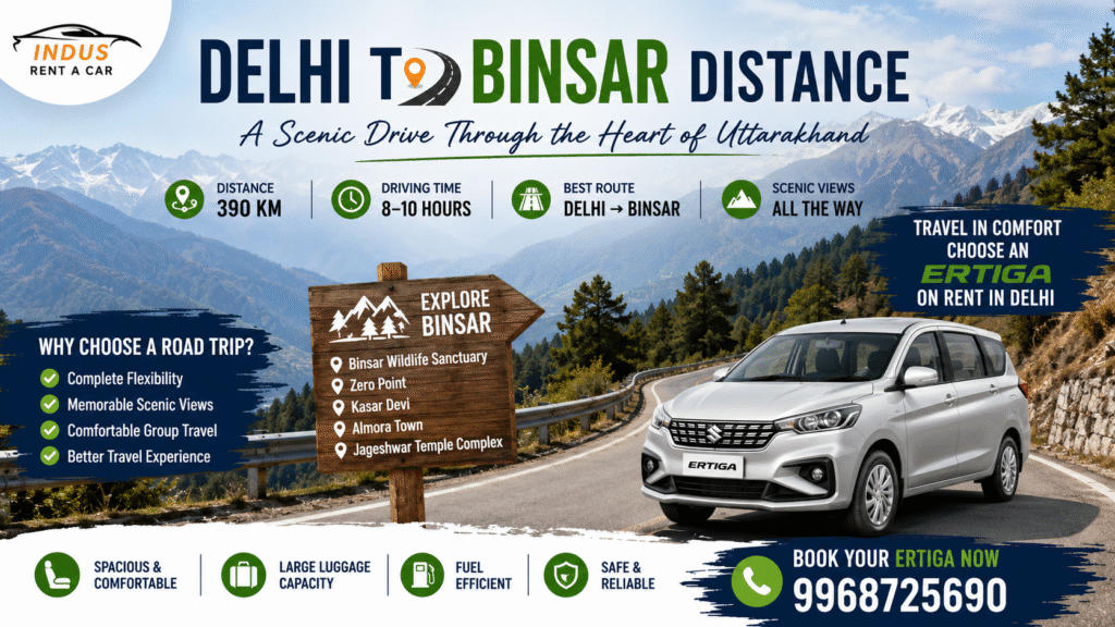 delhi to binsar distance a scenic drive through the heart of uttarakhand