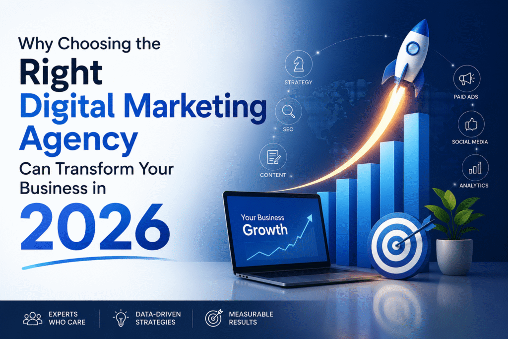 Why Choosing the Right Digital Marketing Agency Can Transform Your Business in 2026 digital marketing agency