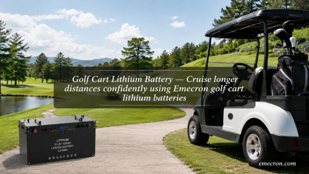 Professional Golf Cart Lithium Battery Kits for Faster Recharging golf cart lithium battery