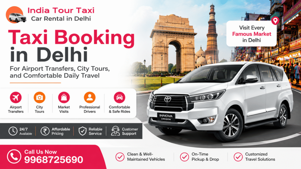 Taxi Booking in Delhi for Airport Transfers, City Tours, and Comfortable Daily Travel taxi booking in delhi for airport transfers, city tours, and comfortable daily travel