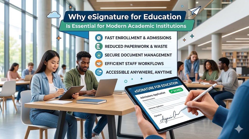 why esignature for education is essential for modern academic institutions