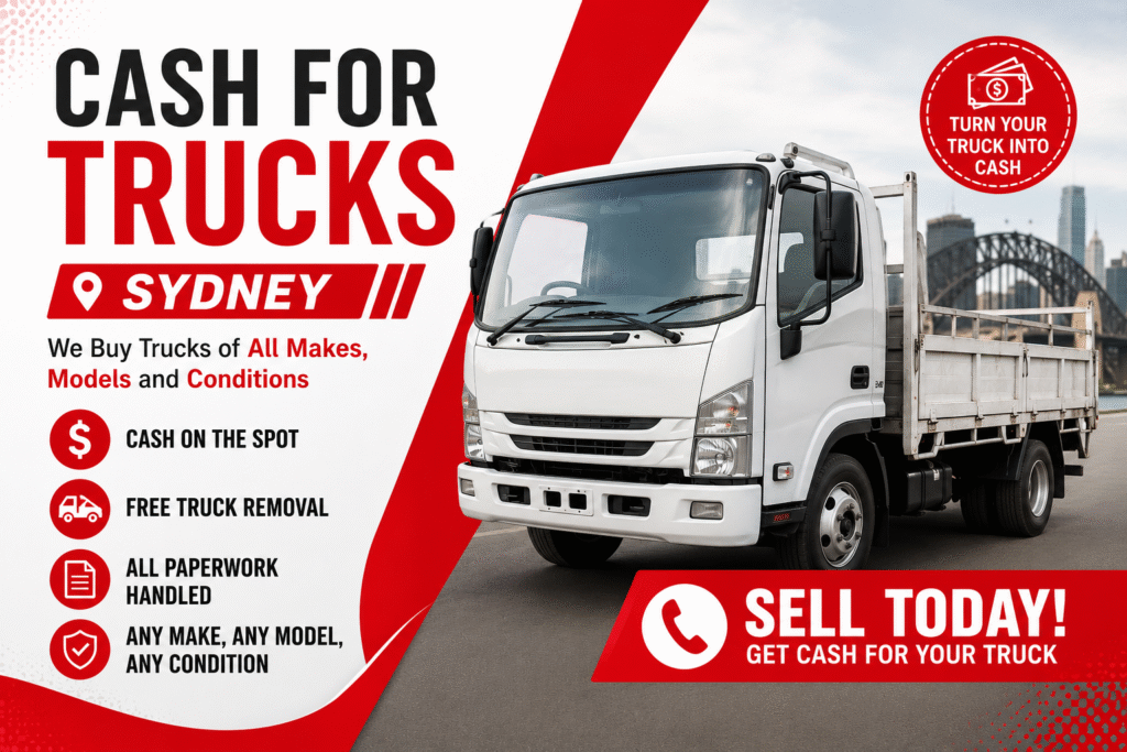 Sell Your Truck the Smart Way in Sydney cash for trucks Sydney