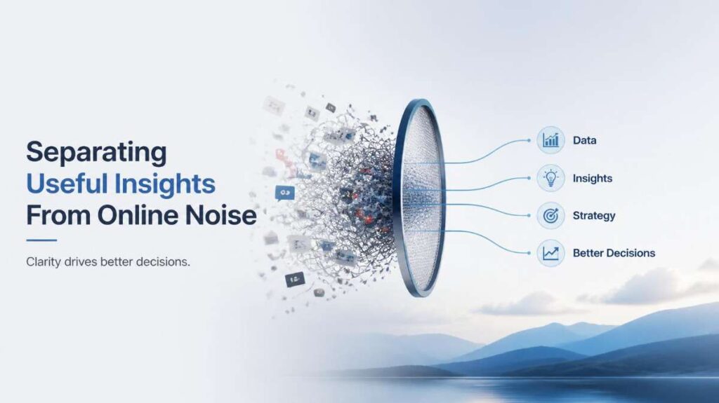 Separating Useful Insights From Online Noise separating useful insights from online noise