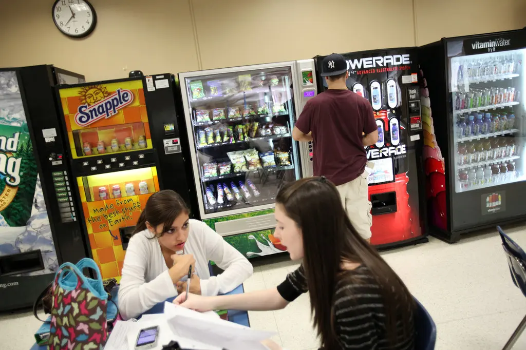 Vending machines in high schools