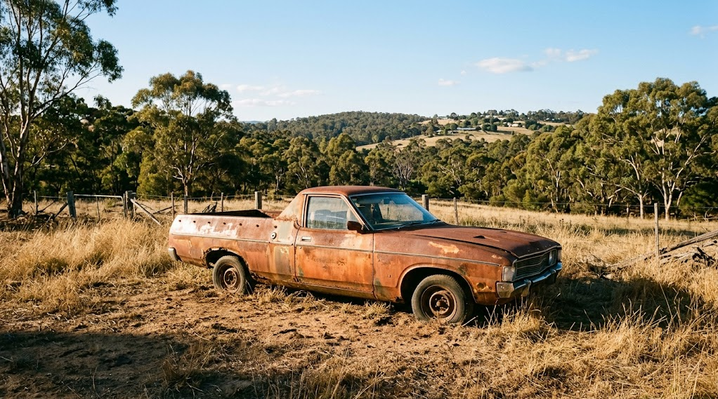 How I Got Rid of the Rusting Ute in My Paddock Without Paying for a Tow in the Adelaide Hills How I Got Rid of the Rusting Ute in My Paddock Without Paying for a Tow in the Adelaide Hills