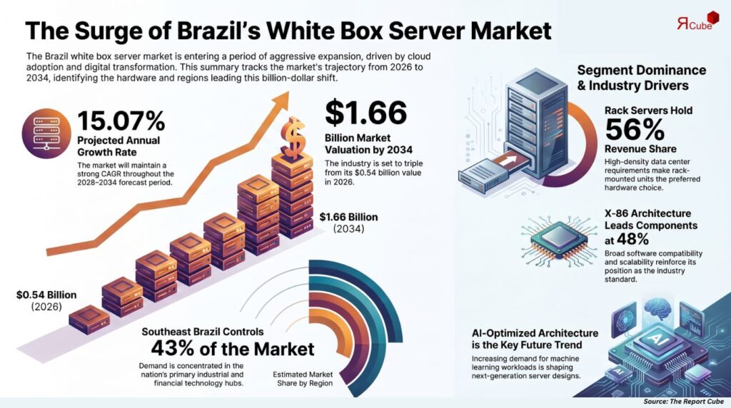 Unpacking the Brazil White Box Server Market: Opportunities and Predictions for 2026-34 white box server market brazil report