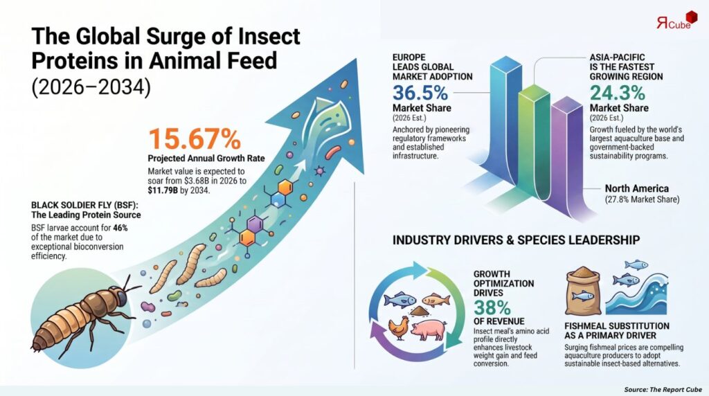 animal feed insect proteins market